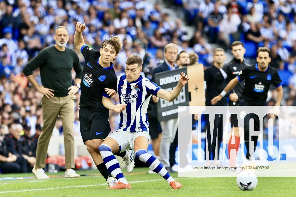 ESP LaLiga EA Sports Real Sociedad RC Deportivo La Coruna Luka Sucic of Real Sociedad during the LaLiga EA Sports match between Real Sociedad RC and Deportivo played at Anoeta Stadium in Gipuzkoa on October 11, 2026, in Spain. Spanish Soccer