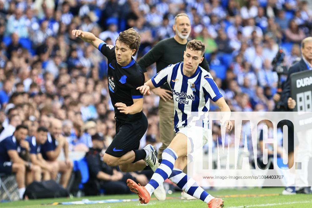 ESP LaLiga EA Sports Real Sociedad RC Deportivo La Coruna Luka Sucic of Real Sociedad during the LaLiga EA Sports match between Real Sociedad RC and Deportivo played at Anoeta Stadium in Gipuzkoa on October 11, 2026, in Spain. Spanish Soccer