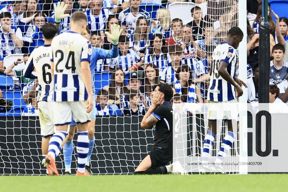 ESP LaLiga EA Sports Real Sociedad RC Deportivo La Coruna José María Giménez of RC Deportivo during the LaLiga EA Sports match between Real Sociedad and RC Deportivo played at Anoeta Stadium in Gipuzkoa on October 11, 2026, in Spain. Spanish Soccer