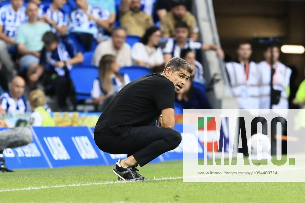 ESP LaLiga EA Sports Real Sociedad RC Deportivo La Coruna Antonio Hidalgo of RC Deportivo during the LaLiga EA Sports match between Real Sociedad and RC Deportivo played at Anoeta Stadium in Gipuzkoa on October 11, 2026, in Spain. Spain Soccer