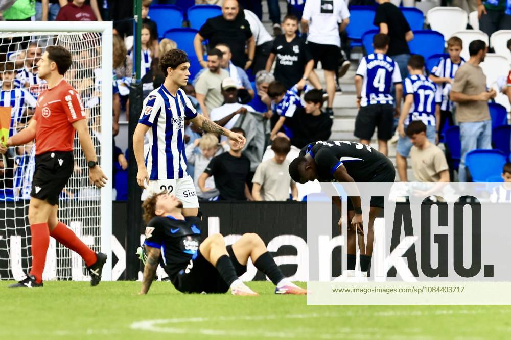 ESP LaLiga EA Sports Real Sociedad RC Deportivo La Coruna Hector Fort of Real Sociedad during the LaLiga EA Sports match between Real Sociedad RC and Deportivo played at Anoeta Stadium in Gipuzkoa on October 11, 2026, in Spain. Spanish Soccer