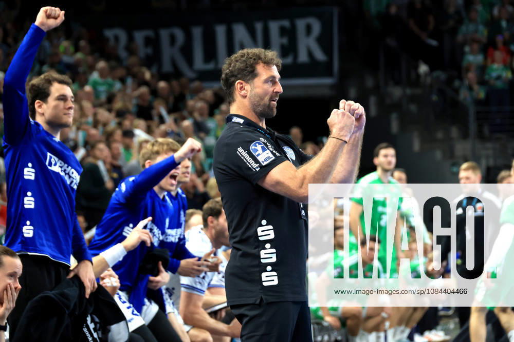 GER Germany, Handball, 1st Bundesliga, August 27, 2026, 2026–2027 season, Berlin, Fuechse Berlin vs. TBV Lemgo Lippe, Coach Florian Kehrmann, Lemgo, nordphoto GmbH, Engler, Berlin, Max Schmeling Hall, Berlin, Germany