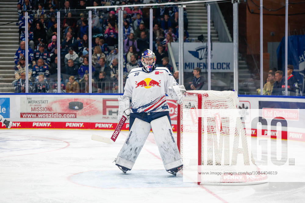 Antoine Bibeau, EHC Red Bull Munich, 30, GER, Schwenninger Wild Wings vs. EHC Red Bull Munich, Ice Hockey, PENNY DEL, Matchday 8, 2026–2027 Season, October 11, 2026, GER, Schwenninger Wild Wings vs. EHC Red Bull Munich, Ice Hockey, PENNY DEL, Matchday 8, 2026–2027 Season, October 11, 2026, Schwenningen