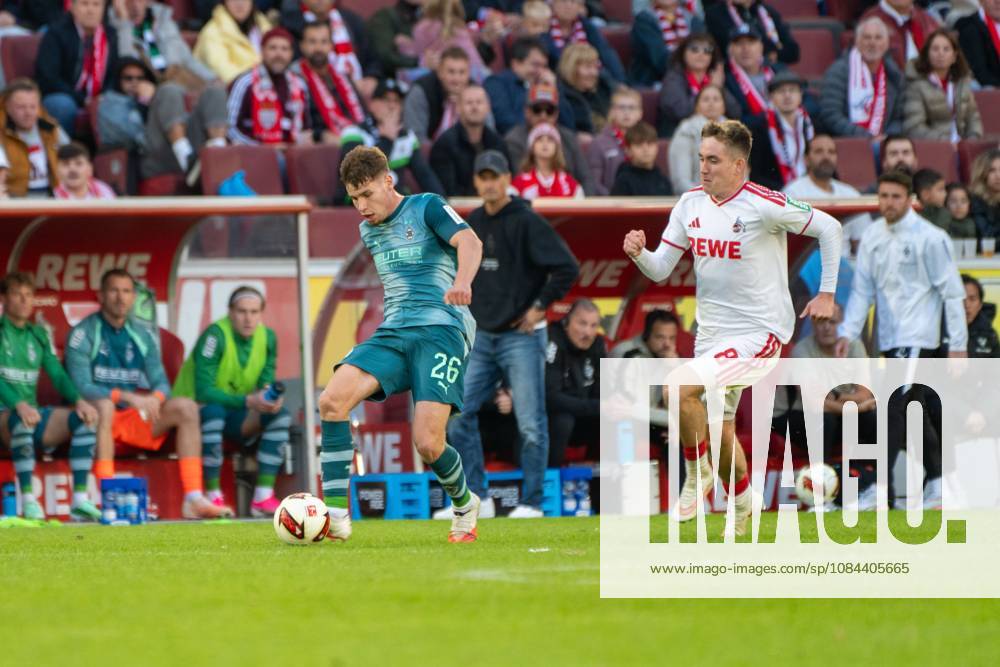 Lukas Ullrich, Defense, Borussia Mönchengladbach 26 Isak Bergmann Johannesson, Midfield, 1 FC Cologne 8 , , 1 FC Cologne vs. Borussia Mönchengladbach, Soccer, Bundesliga 1, Matchday 5, October 11, 2026. DFB and DFL regulations prohibit any use of photographs as image sequences and or quasi-video. Cologne, North Rhine-Westphalia, Germany