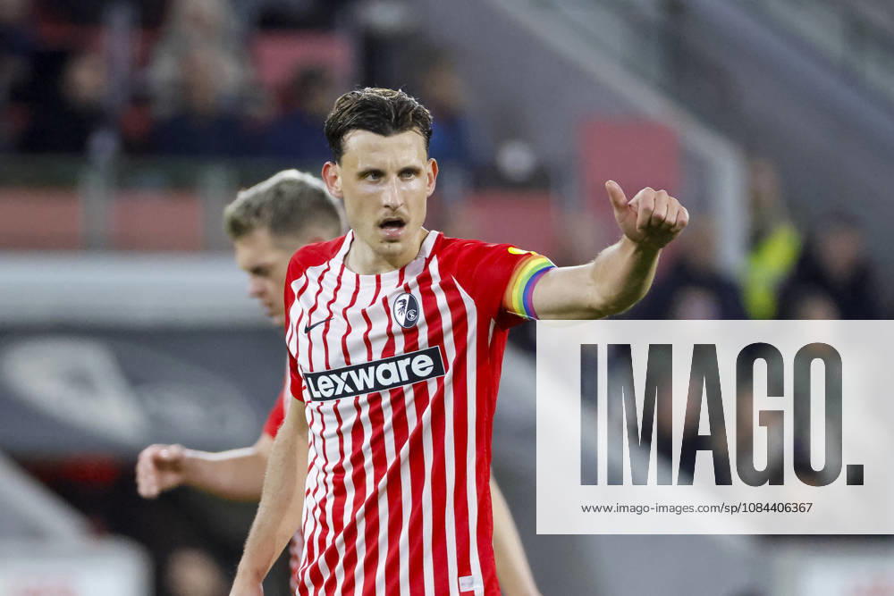 Maximilian Eggestein, SC Freiburg, 08, facial expressions, emotion, Germany, soccer, Bundesliga 1, Matchday 5, 2026–2027, SC Freiburg vs. FC Schalke 04, October 11, 2026, Freiburg im Breisgau, Europa-Park Stadium, Germany