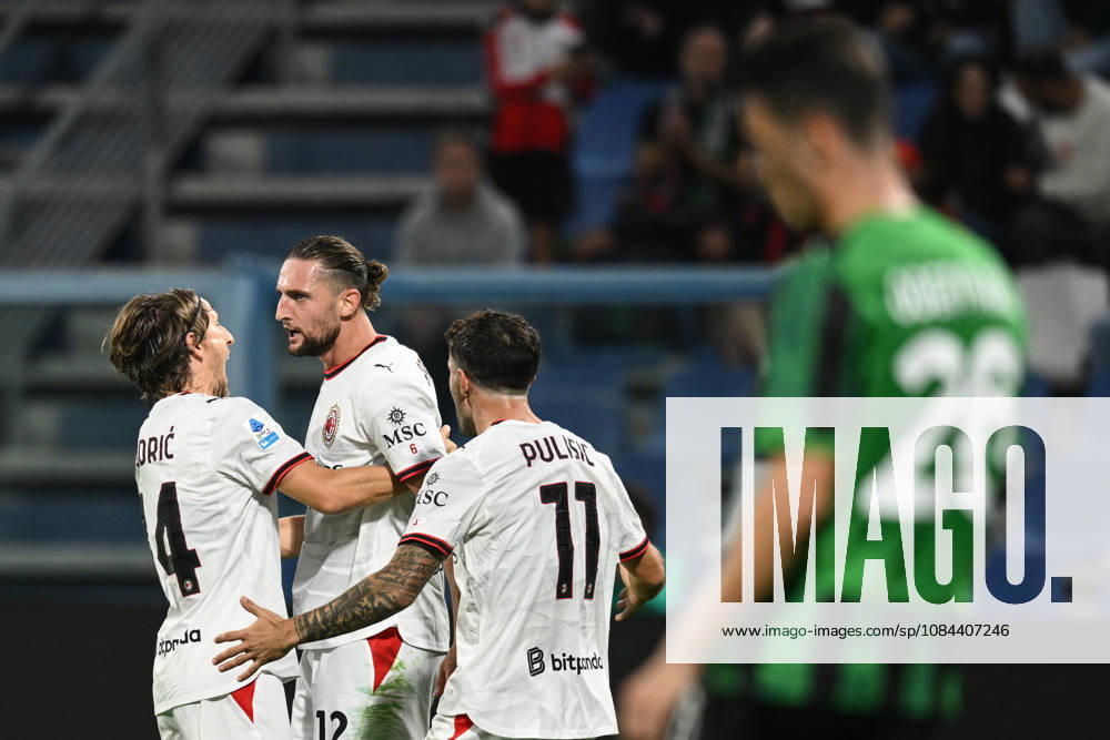 Ec Reggio Emilia 11 10 2026 - campionato di calcio serie A Sassuolo-Milan foto Emanuele Comincicni Image nella foto: esultanza gol Adrien Rabiot