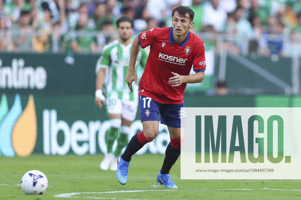ESP: Real Betis - CA Osasuna. La Liga EA Sports. Matchday 8. Ante Budimir of CA Osasuna during the La Liga EA Sports match between Real Betis and CA Osasuna played at La Cartuja Stadium on Oct 11, 2026 in Sevilla, Spain. kpng
