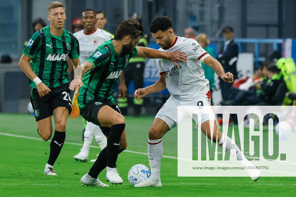 IPA89560348 - Milan s Goncalo Ramos during the US Sassuolo vs. AC Milan Italian Serie A soccer match in Reggio Emilia, Italy, on October 11, 2026