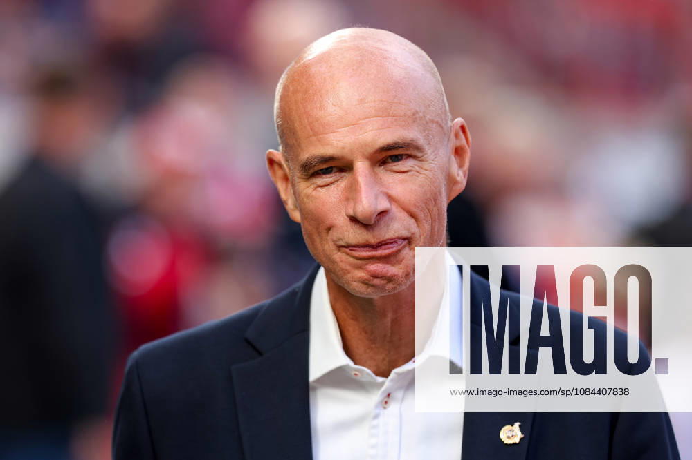 Soccer, Bundesliga, 1. FC Köln vs. Borussia Mönchengladbach, RheinEnergieSTADION, Matchday 5, 2026–2027 Season. 1 FC Köln President Jörn Stobbe grinning. DFB regulations prohibit any use of photographs as image sequences and or quasi-video. Photo: WilkowskixPressefotoKochx, North Rhine-Westphalia, Germany