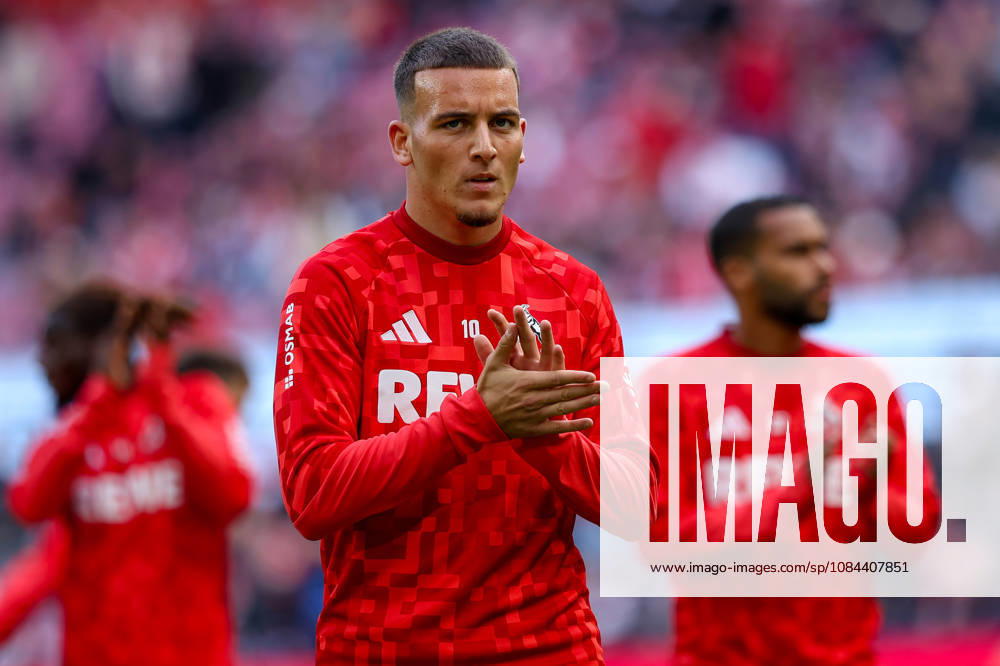 Soccer, Bundesliga, 1. FC Köln vs. Borussia Mönchengladbach, RheinEnergieSTADION, Matchday 5, 2026–2027 Season: Said El Mala and 1 FC Köln 10 clap during warm-ups. DFB regulations prohibit any use of photographs as image sequences and or quasi-video. Photo: WilkowskixPressefotoKochx, North Rhine-Westphalia, Germany