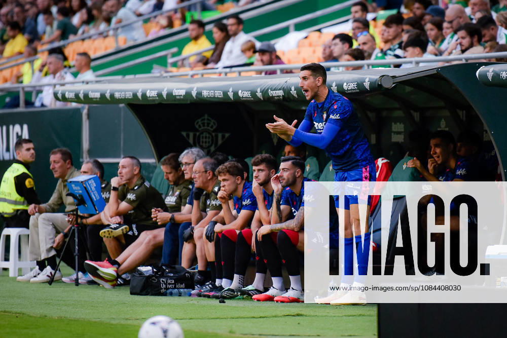 ESP LaLiga EA Sports Real Betis vs. CA Osasuna: Sergio Herrera of Osasuna during the LaLiga EA Sports match between Real Betis and CA Osasuna, played at Benito Villamarín Stadium in Seville on October 11, 2026, in Spain. Spanish Soccer