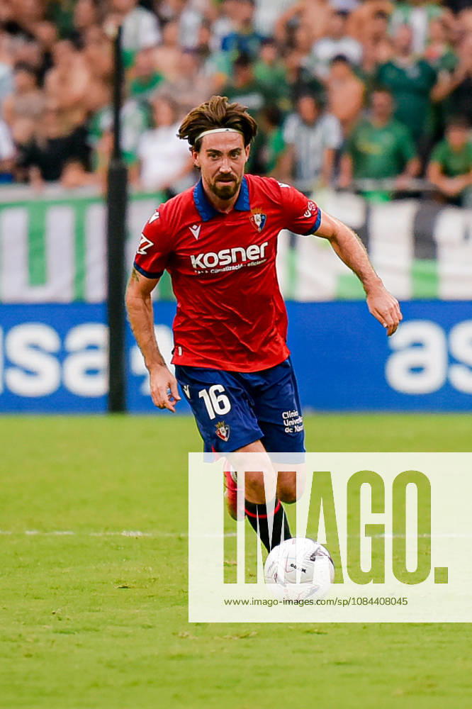 ESP LaLiga EA Sports: Real Betis vs. CA Osasuna. Moi Gomez of Osasuna during the LaLiga EA Sports match between Real Betis and CA Osasuna played at Benito Villamarin Stadium in Seville on October 11, 2026, in Spain. Spanish Soccer