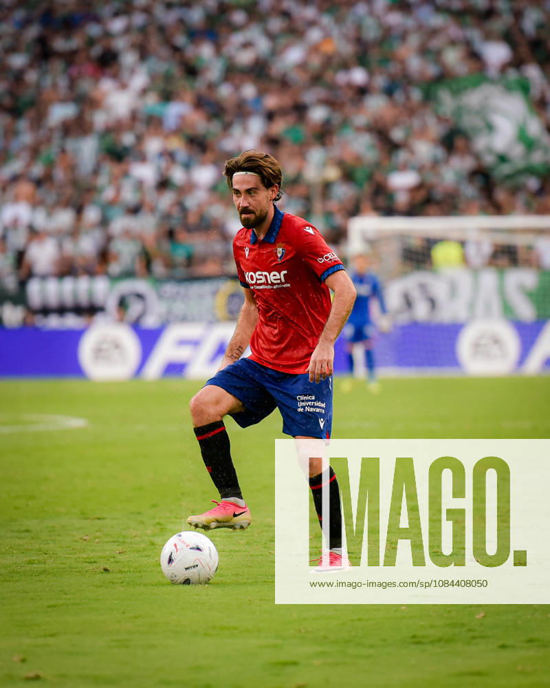 ESP LaLiga EA Sports: Real Betis vs. CA Osasuna. Moi Gomez of Osasuna during the LaLiga EA Sports match between Real Betis and CA Osasuna played at Benito Villamarin Stadium in Seville on October 11, 2026, in Spain. Spanish Soccer