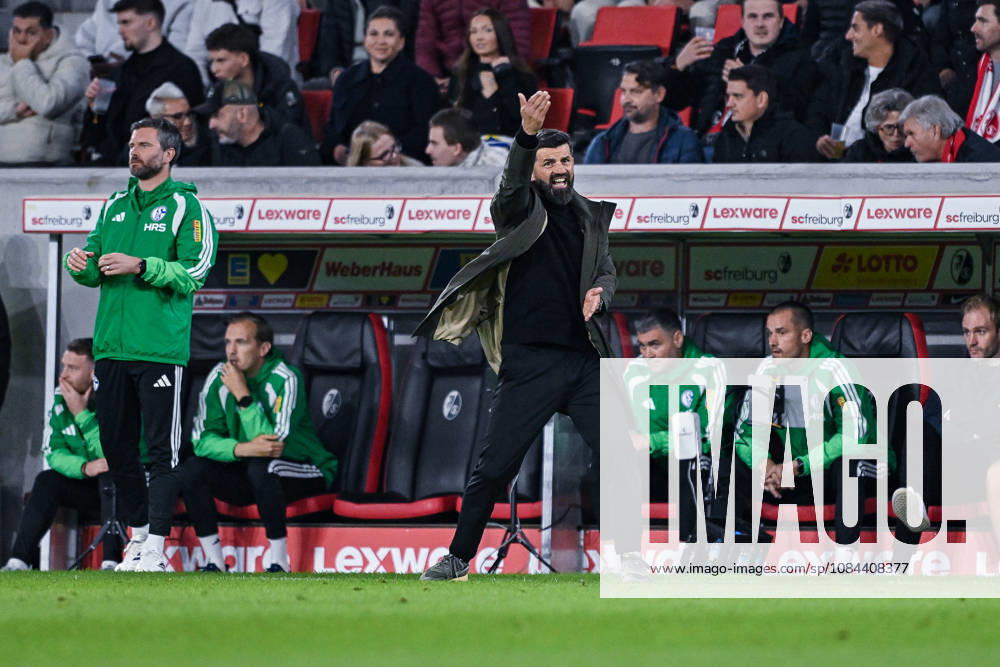 Soccer, 2026–2027 Season, Bundesliga, SC Freiburg vs. FC Schalke 04, Coach Miron Muslic, FC Schalke 04 xRHR PHOTO YYx