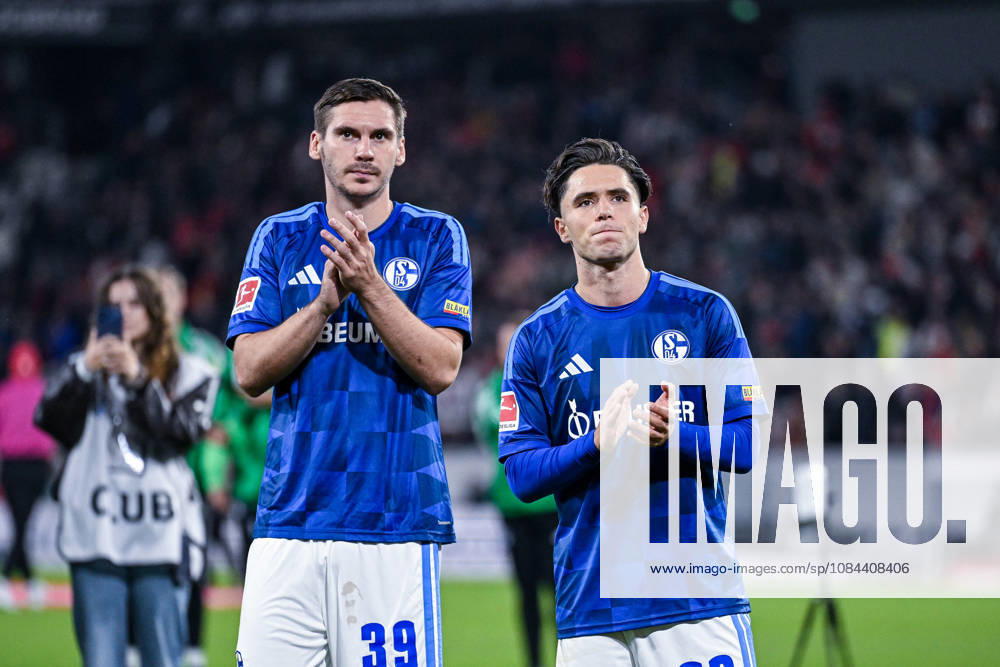 Soccer, 2026–2027 Season, Bundesliga, SC Freiburg vs. FC Schalke 04, Maximilian Wöber (FC Schalke 04), Soufiane El Faouzi (FC Schalke 04) xRHR PHOTO YYx