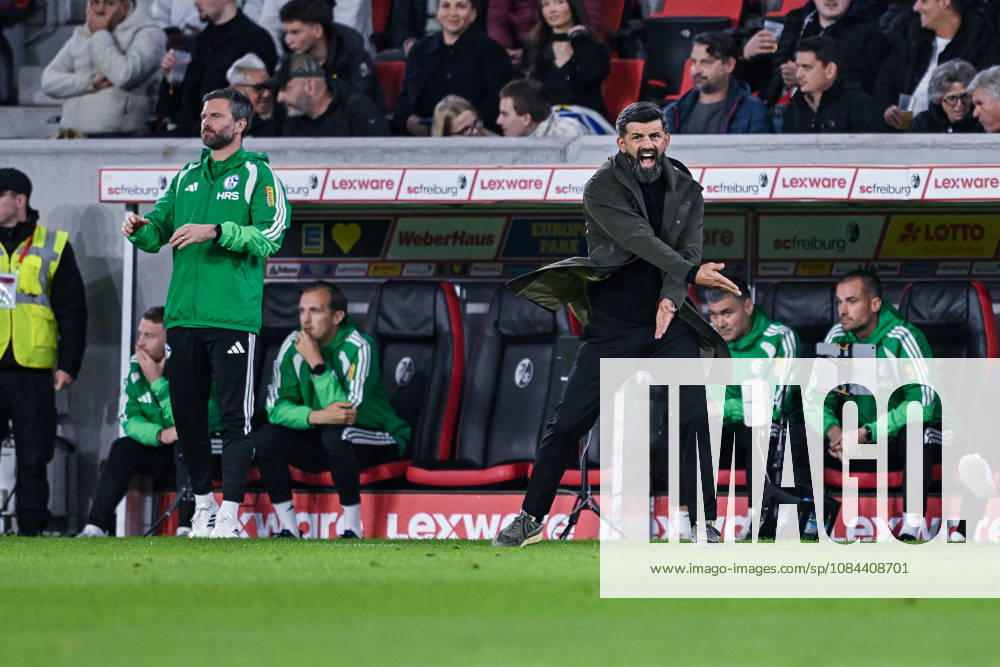 Soccer, 2026–2027 Season, Bundesliga, SC Freiburg vs. FC Schalke 04, Coach Miron Muslic, FC Schalke 04 xRHR PHOTO YYx