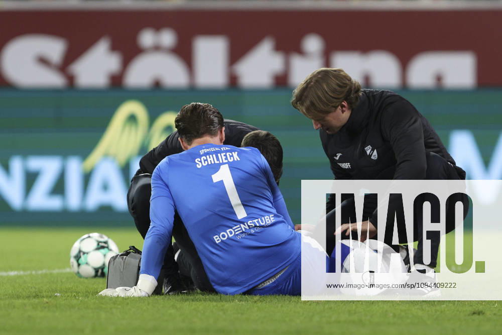 SC Verl goalkeeper Timo Schlieck lies injured on the ground during the 3. Liga match between Fortuna Düsseldorf and SC Verl at the Merkur Spiel Arena on October 11, 2026, in Düsseldorf, Germany. Photo by Oliver Kaelke, DeFodi Images. Goalkeeper Timo Schlieck of SC Verl lies injured on the ground during the 3. Liga match between Fortuna Düsseldorf and SC Verl at Merkur Spiel Arena on October 11, 2026 in Düsseldorf, Germany. Photo by Oliver Kaelke, DeFodi Images. DFB and DFL regulations prohibit any use of photographs as image sequences and or quasi-video. Photo by Oliver Kaelke, DeFodi Images.