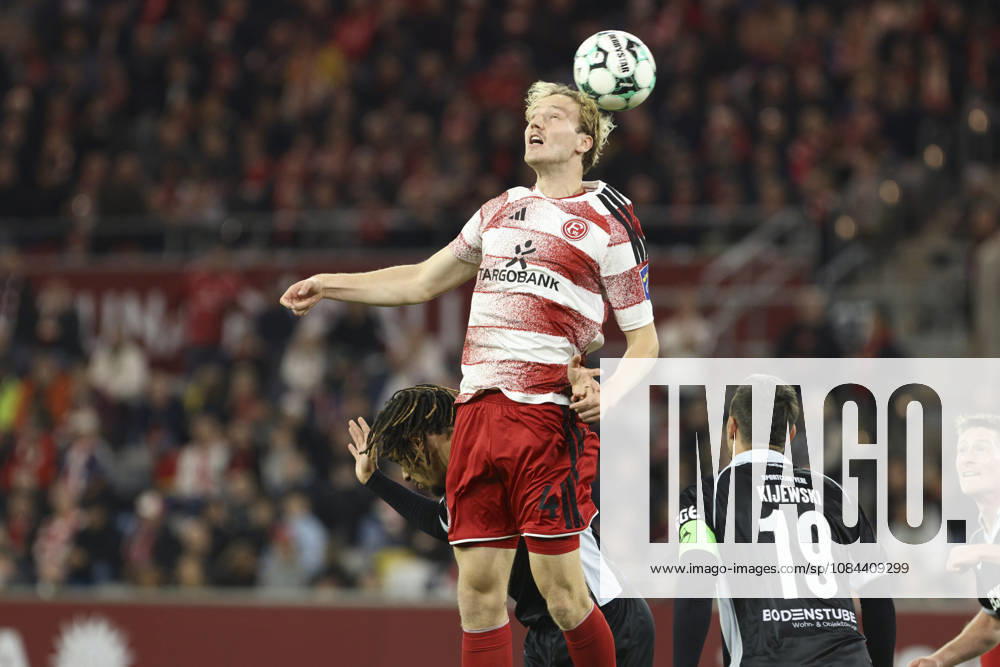 Lukas Bornschein of Fortuna Düsseldorf in action, on the ball, making a solo run during the 3. Liga match between Fortuna Düsseldorf and SC Verl at the Merkur Spiel Arena on October 11, 2026, in Düsseldorf, Germany. Photo by Oliver Kaelke, DeFodi Images. Lukas Bornschein of Fortuna Düsseldorf controls the ball during the 3. Liga match between Fortuna Düsseldorf and SC Verl at Merkur Spiel Arena on October 11, 2026 in Düsseldorf, Germany. Photo by Oliver Kaelke, DeFodi Images. DFB and DFL regulations prohibit any use of photographs as image sequences and or quasi-video. Photo by Oliver Kaelke, DeFodi Images.