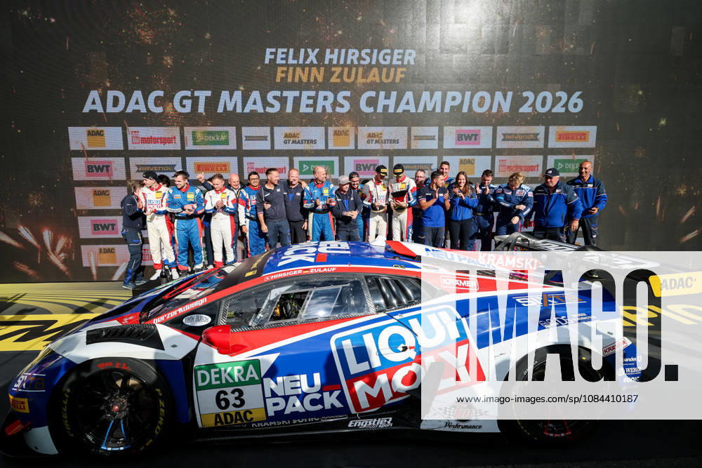ADAC GT Masters, 11. + 12. Rennen Hockenheim 2026 63 Lamborghini Huracan GT3 EVO 2, LIQUI MOLY Team Engstler Motorsport: Finn Zulauf, Felix Hirsiger - picture by Gruppe C Photography Hockenheim Hockenheimring Baden-Württemberg Deutschland