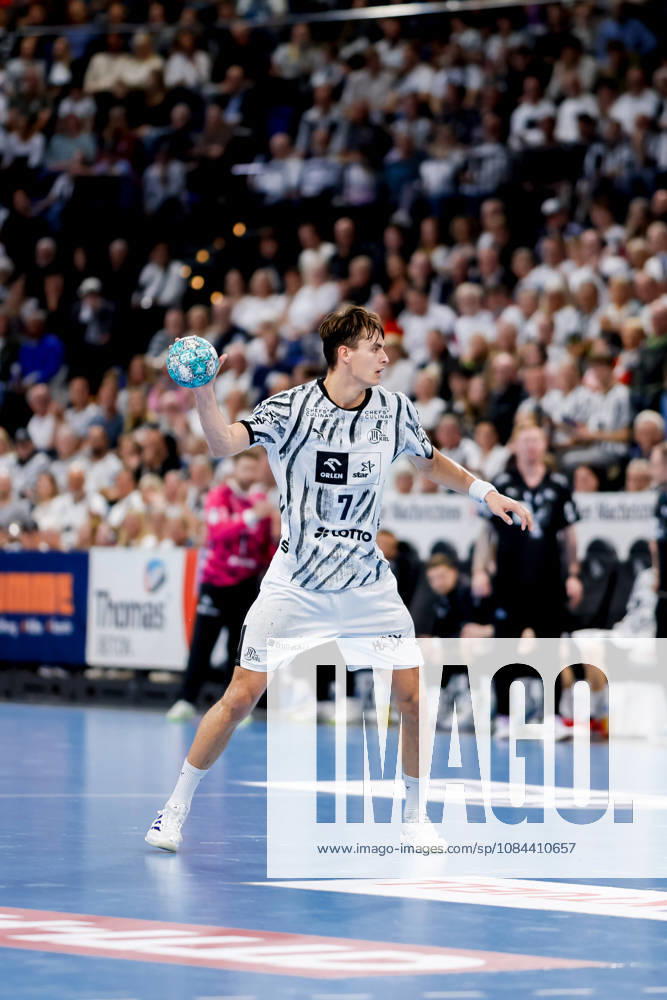 Kiel, October 11, 2026; Handball, 2026–27 Bundesliga 1, THW Kiel vs. Handball Club Hamburg; Julian Köster, THW Kiel, 7