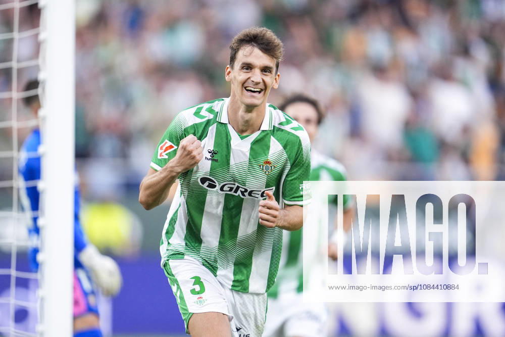 Diego Llorente of Real Betis Balompie celebrates a goal during the Spanish league, LaLiga EA Sports, football match played between Real Betis and CA Osasuna at La Cartuja stadium on October 11, 2026, in Sevilla, Spain. Real Betis V CA Osasuna - LaLiga EA Sports - ZUMAa181 20261011_zaa_a181_280