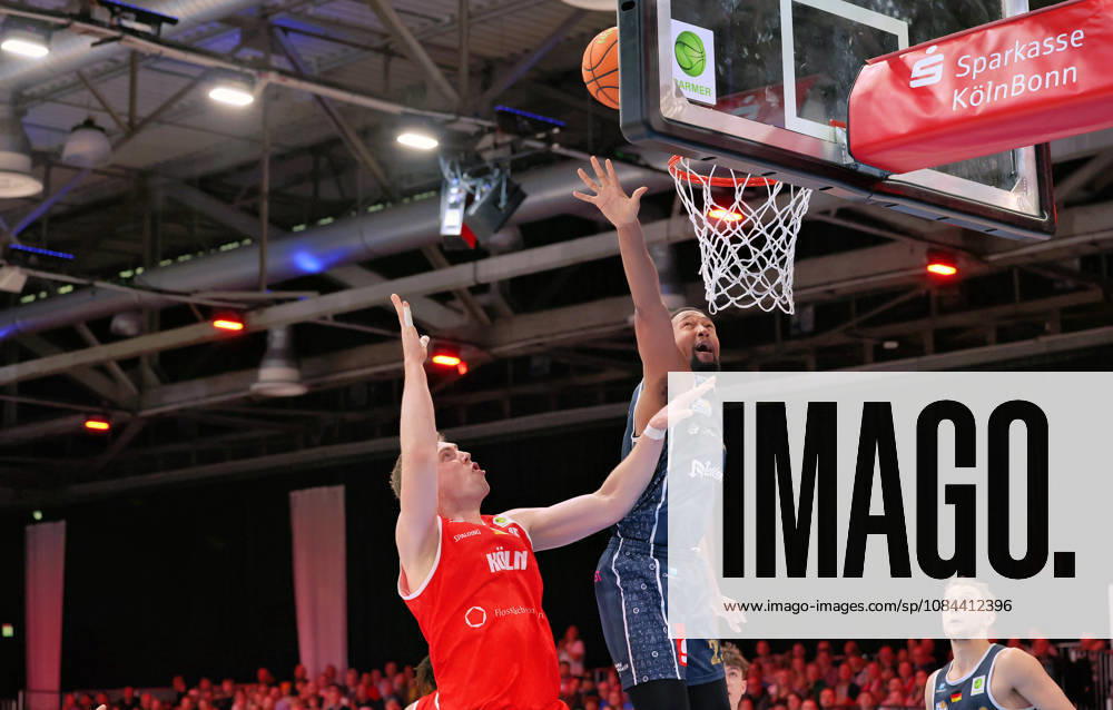 From left: Bjoern Rohwer, RheinStars Cologne 15; Jeremiah Oden, Eisbären Bremerhaven 25; Vincent Friederici, Eisbären Bremerhaven 30 GER, RheinStars Cologne vs. Eisbären Bremerhaven, Basketball, ProA, Matchday 4, 2026–2027 Season, October 11, 2026 GER, RheinStars Cologne vs. Eisbären Bremerhaven, Basketball, ProA, Matchday 4, 2026–2027 Season, October 11, 2026 RheinStars Cologne