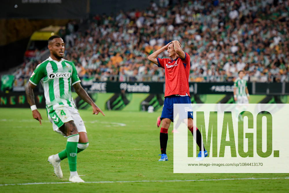 ESP LaLiga EA Sports Real Betis vs. CA Osasuna: Ante Budimir of Osasuna during the LaLiga EA Sports match between Real Betis and CA Osasuna played at Benito Villamarin Stadium in Seville on October 11, 2026, in Spain. Spanish Soccer
