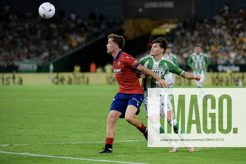 ESP LaLiga EA Sports Real Betis vs. CA Osasuna: Mauro Echegoyen of Osasuna during the LaLiga EA Sports match between Real Betis and CA Osasuna played at Benito Villamarin Stadium in Seville on October 11, 2026, in Spain. Spanish Soccer