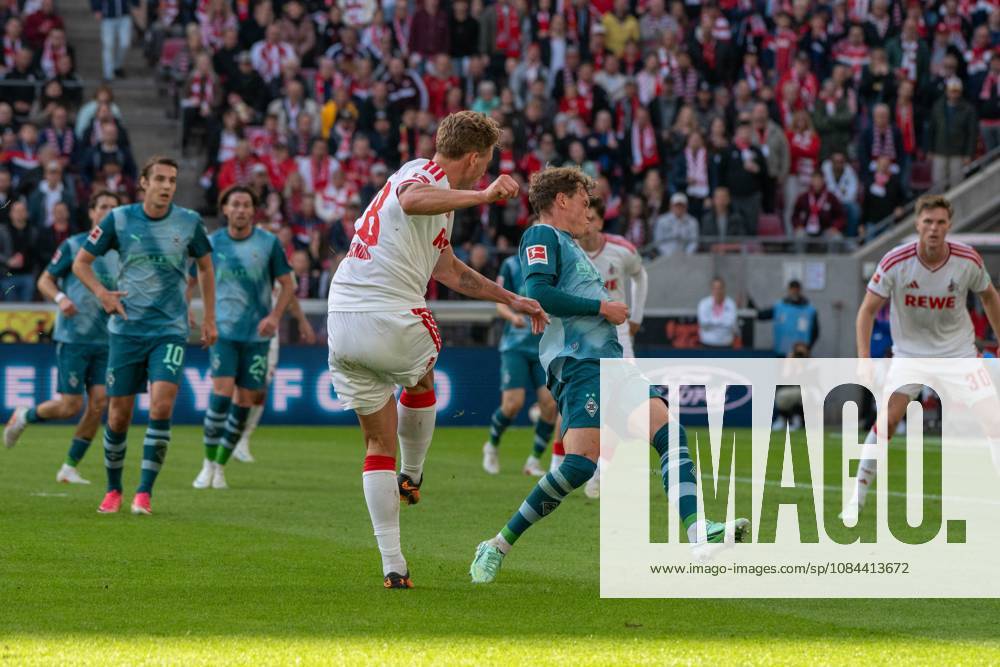 Sebastian Sebulonsen, Defender, 1. FC Köln 28 , , 1. FC Köln vs. Borussia Mönchengladbach, Soccer, 1. Bundesliga, Matchday 5, October 11, 2026. DFB and DFL regulations prohibit any use of photographs as image sequences and or quasi-video. Cologne, North Rhine-Westphalia, Germany