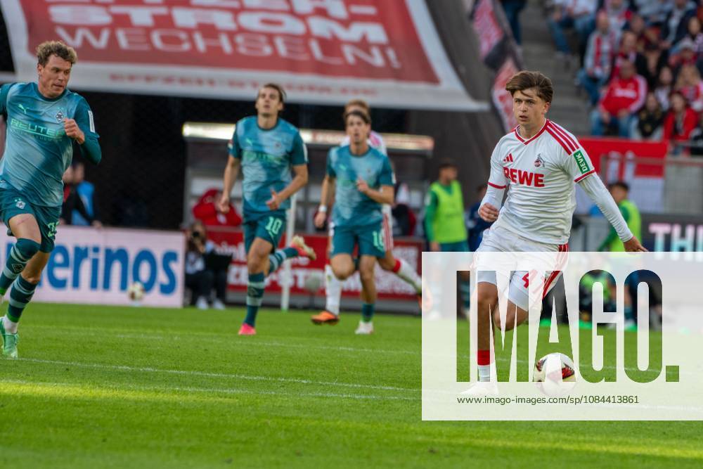 Mikey Moore, Midfielder, 1 FC Cologne 47 , , 1 FC Cologne vs. Borussia Mönchengladbach, Soccer, Bundesliga 1, Matchday 5, October 11, 2026. DFB and DFL regulations prohibit any use of photographs as image sequences and or quasi-video. Cologne, North Rhine-Westphalia, Germany