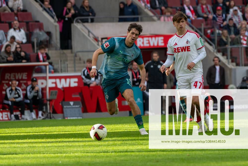Mikey Moore, Midfielder, 1 FC Cologne 47 , , 1 FC Cologne vs. Borussia Mönchengladbach, Soccer, Bundesliga 1, Matchday 5, October 11, 2026. DFB and DFL regulations prohibit any use of photographs as image sequences and or quasi-video. Cologne, North Rhine-Westphalia, Germany