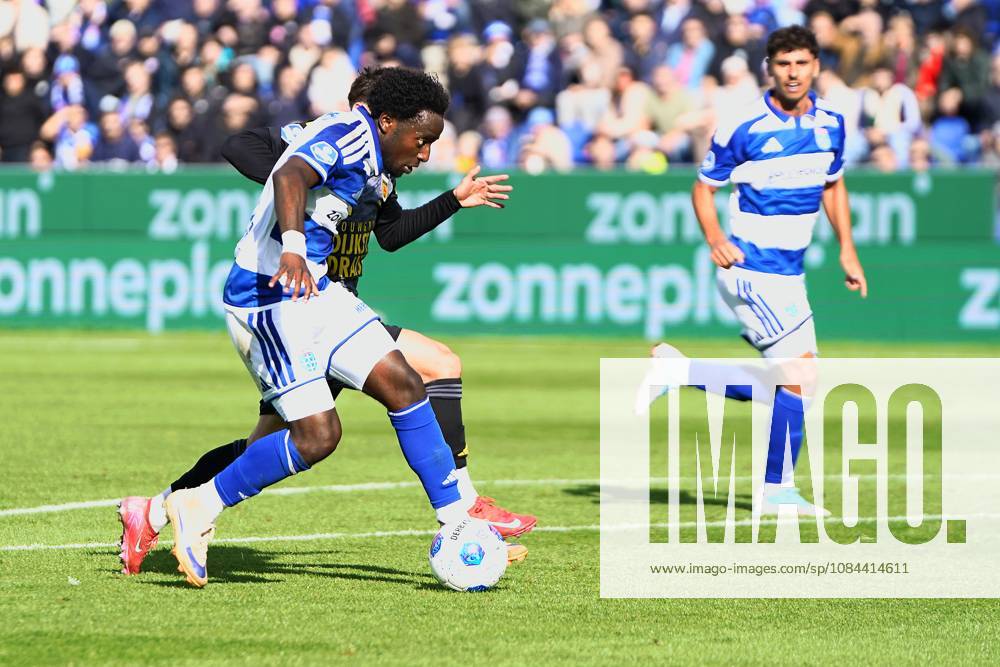 2026-10-11 VriendenLoterij Eredivisie: PEC Zwolle v SC Cambuur ZWOLLE, NETHERLANDS - OCTOBER 11: Dylan Mbayo of PEC Zwolle during the VriendenLoterij Eredivisie match between PEC Zwolle and SC Cambuur at Mac3Park Stadion on October 11, 2026 in Zwolle, Netherlands. Zwolle Mac3Park Stadion Netherlands Content not available for redistribution in The Netherlands directly or indirectly through any third parties.