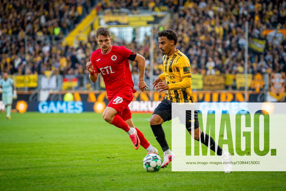 Mehdi Loune, Alemannia Aachen, 10, and David Otto, FC Viktoria Cologne, 10; TSV Alemannia Aachen vs. FC Viktoria Cologne, soccer, 3rd Division, Matchday 8, 2026–2027 season, October 11, 2026 DFB regulations prohibit any use of photographs as image sequences and or quasi-video TSV Alemannia Aachen vs. FC Viktoria Cologne, soccer, 3. Liga, Matchday 8, 2026–2027 season, October 11, 2026, Aachen
