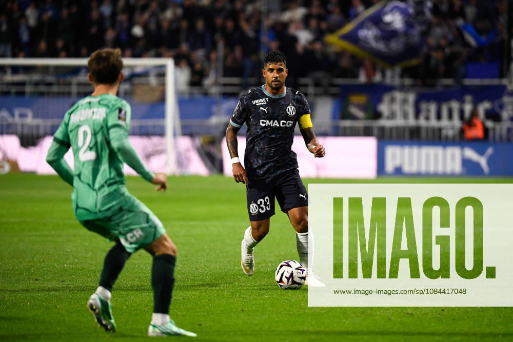 ESTAC Troyes v Olympique de Marseille - Ligue 1 McDonald s 2026 2027 Emerson PALMIERI of Olympique de Marseille during Ligue 1 McDonald s match between Troyes and Marseille at Stade de l Aube on October 11, 2026 in Troyes, France. Troyes France