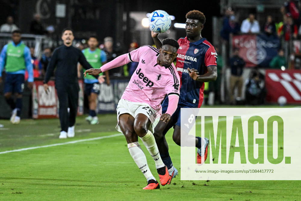 IPA89567053 - Jhon Lucumi of Juventus FC during the Cagliari Calcio vs. Juventus FC Italian Serie A soccer match in Cagliari, Italy, on October 11, 2026