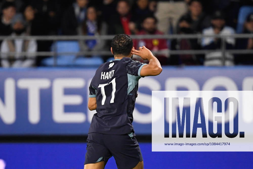 ESTAC Troyes v Olympique de Marseille - Ligue 1 McDonald s 2026 2027 Amine HARIT of Marseille celebrate after scores during Ligue 1 McDonald s match between Troyes and Marseille at Stade de l Aube on October 11, 2026 in Troyes, France. Troyes France