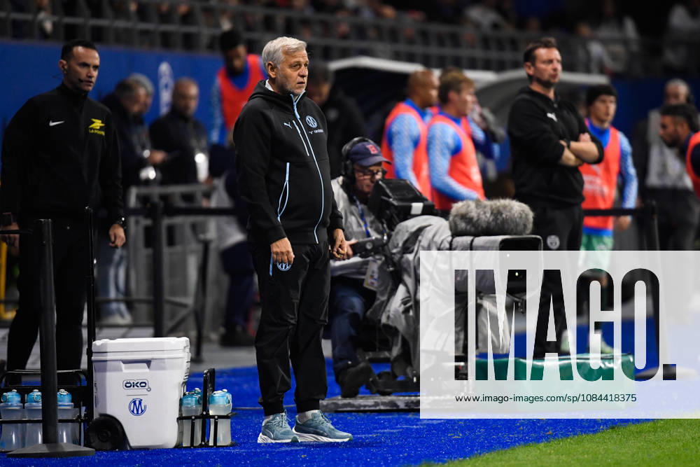ESTAC Troyes v Olympique de Marseille - Ligue 1 McDonald s 2026 2027 Bruno GENESIO Head Coach of Marseille during Ligue 1 McDonald s match between Troyes and Marseille at Stade de l Aube on October 11, 2026 in Troyes, France. Troyes France
