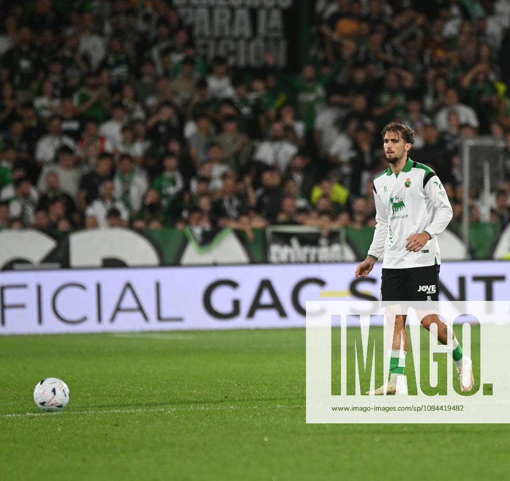 ESP LaLiga EA Sports: Racing Santander vs. Valencia CF — Pablo Ramon Parra of Racing Santander during the LaLiga EA Sports match between Racing Santander and Valencia CF, played at Campos de Sport de El Sardinero Stadium in Cantabria on October 11, 2026, in Spain — Spanish Soccer