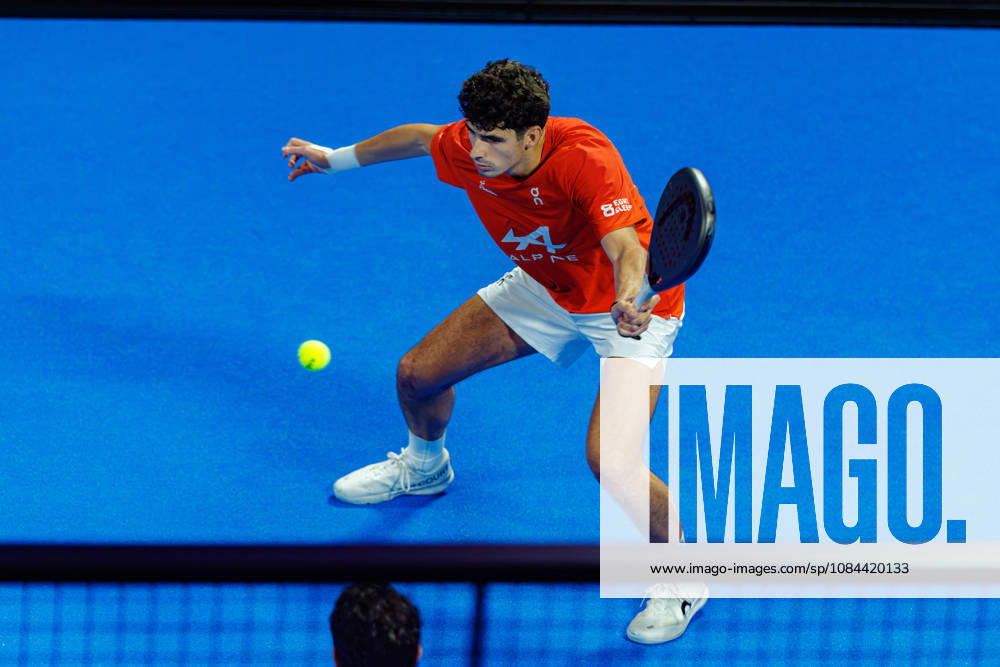 DÜSSELDORF, GERMANY - 11 OCTOBER 2026: Image shows Arturo Coello (ESP) during CUPRA Germany Premier Padel P2 2026 Day 8: Finals at CASTELLO Düsseldorf on 11 10 2026 in Düsseldorf, Germany. Germany