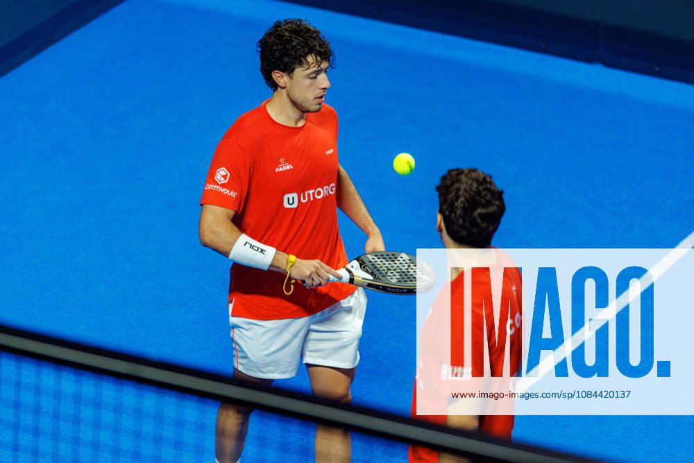 DÜSSELDORF, GERMANY - 11 OCTOBER 2026: Image shows Agustin Tapia (ARG) and Arturo Coello (ESP) during CUPRA Germany Premier Padel P2 2026 Day 8: Finals at CASTELLO Düsseldorf on 11 10 2026 in Düsseldorf, Germany. Germany