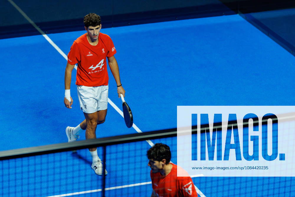 DÜSSELDORF, GERMANY - 11 OCTOBER 2026: Image shows Arturo Coello (ESP) and Agustin Tapia (ARG) during CUPRA Germany Premier Padel P2 2026 Day 8: Finals at CASTELLO Düsseldorf on 11 10 2026 in Düsseldorf, Germany. Germany