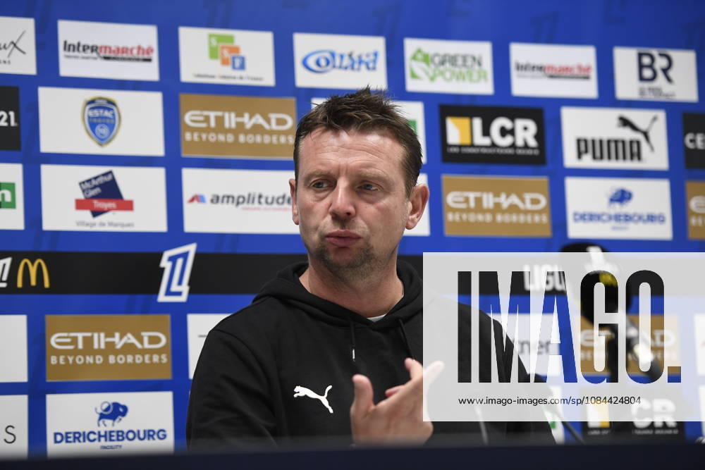 ESTAC Troyes v Olympique de Marseille - Ligue 1 McDonald s 2026 2027 Stephane DUMONT Head Coach of Troyes during Ligue 1 McDonald s match between Troyes and Marseille at Stade de l Aube on October 11, 2026 in Troyes, France. Troyes France