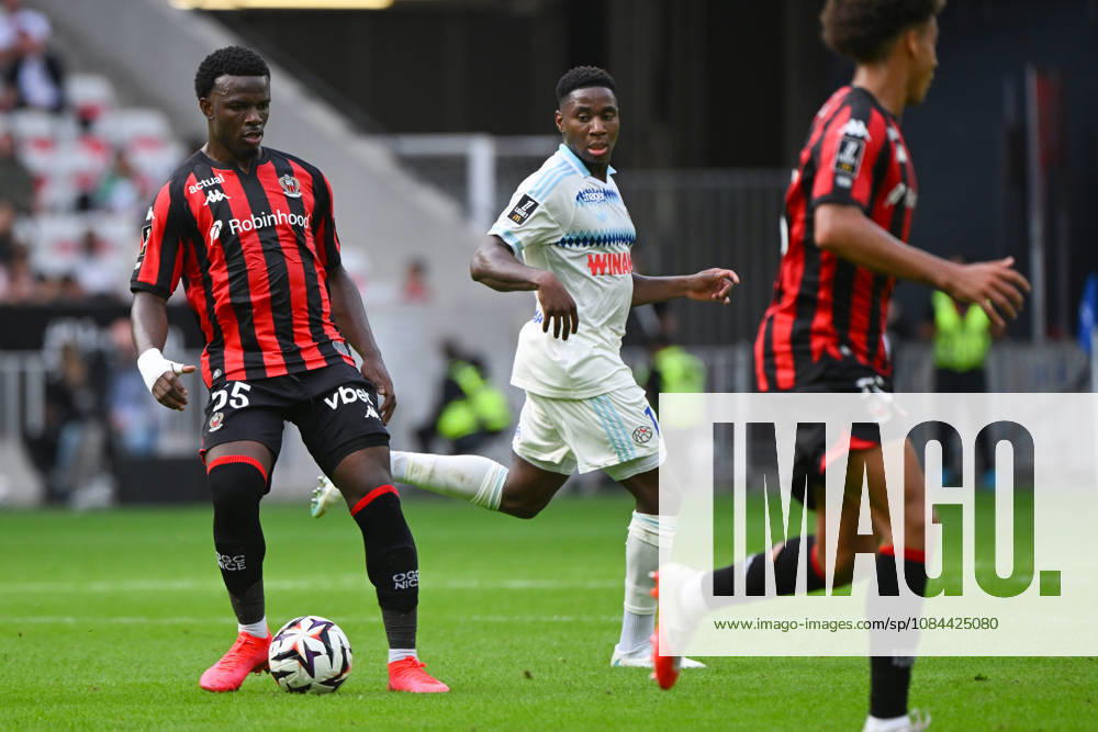 Youssouf Ndayishimiye (OGCN) - Ligue 1 McDonalds match between OGC Nice and Racing Club de Strasbourg Alsace on October 11, 2026 at the Allianz Riviera Stadium in Nice.