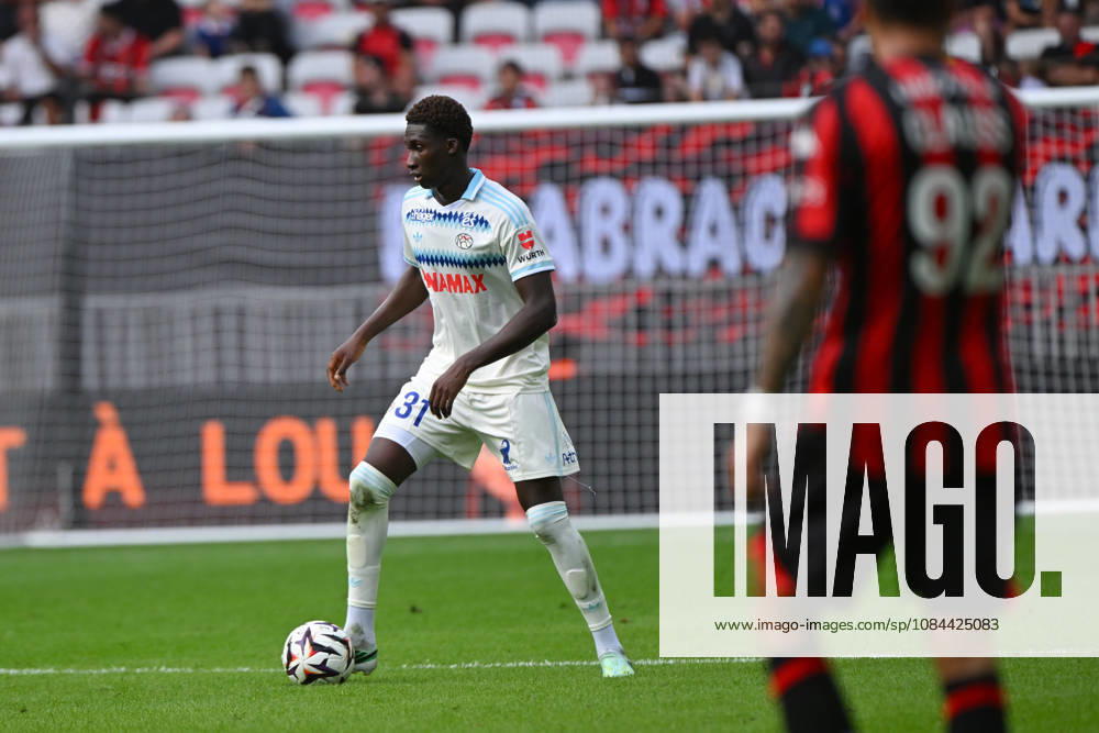 Karim Coulibaly (RCSA) - Ligue 1 McDonalds match between OGC Nice and Racing Club de Strasbourg Alsace on October 11, 2026 at the Allianz Riviera Stadium in Nice.