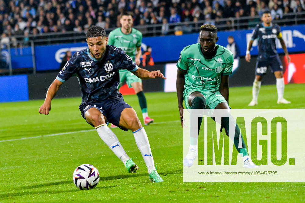Amine Harit (OM) Mouhamed Diop (ESTAC Troyes)
