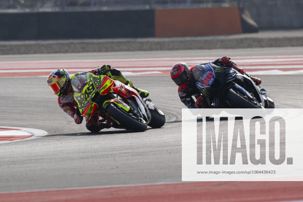 MOTO - MOTO GP - GRAND PRIX OF INDONESIA 2026 49 DI GIANNANTONIO Fabio (ita), Pertamina Enduro VR46 Racing Team, Ducati Desmosedici GP26, action with 20 QUARTARARO Fabio (fra), Monster Energy Yamaha MotoGP Team, Yamaha YZR-M1 during the 2026 MotoGP Pertamina Grand Prix of Indonesia on the Mandalika circuit from October 9 to 11, at West Nusa Tenggara, Indonesia - West Nusa TenggaraIndonesia