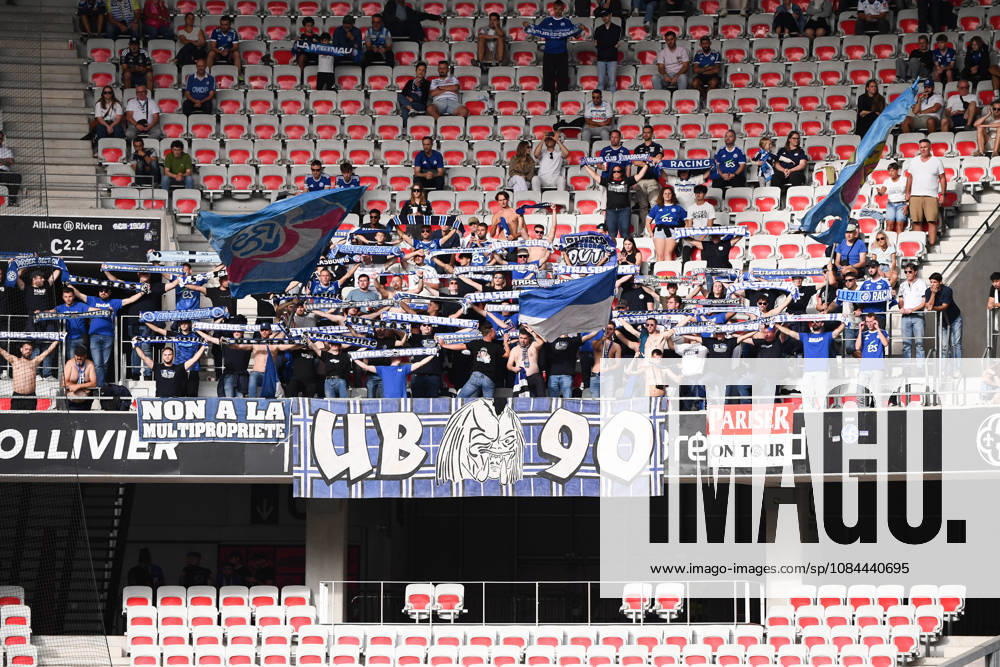 OGC Nice v RC Strasbourg Alsace - Ligue 1 McDonald s 2026 2027 Fans of of Strasbourg during Ligue 1 McDonald s match between Nice and Strasbourg at Allianz Riviera Stadium on October 11, 2026 in Nice, France. Nice France
