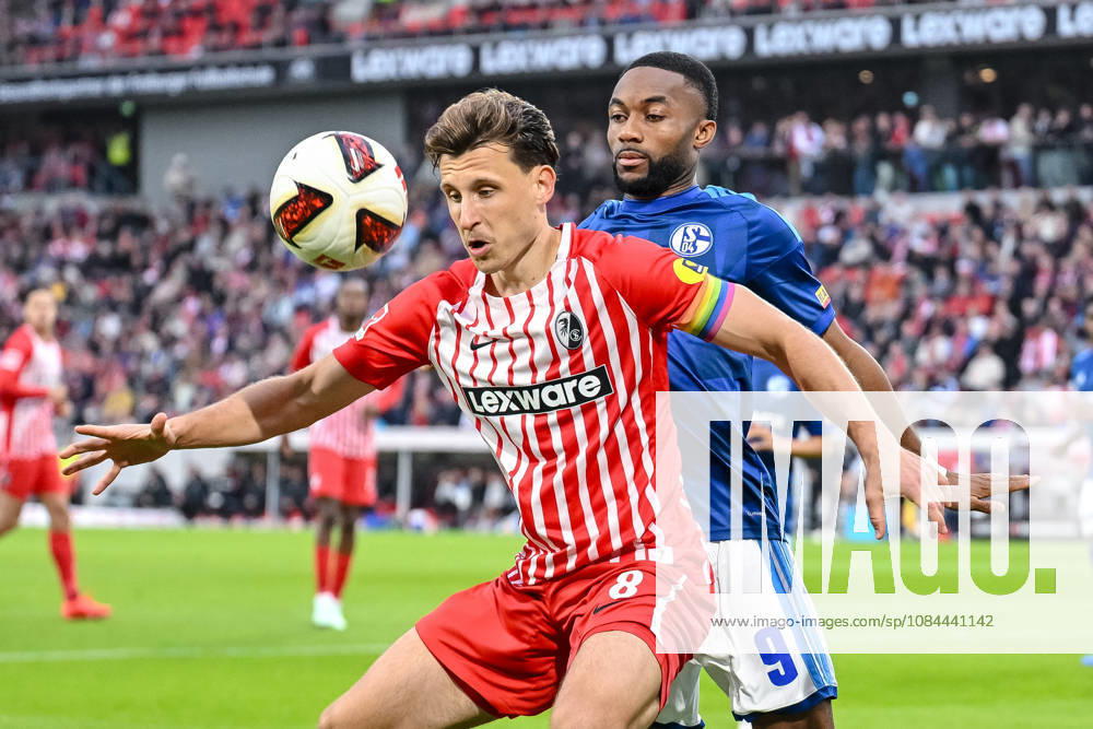 Maximilian Eggestein of SC Freiburg and Moussa Sylla of FC Schalke 04 battle for the ball during the Bundesliga match between SC Freiburg and FC Schalke 04 at Europa-Park Stadium on October 11, 2026, in Freiburg im Breisgau, Germany Photo by Harry Langer DeFodi Images Maximilian Eggestein of SC Freiburg and Moussa Sylla of FC Schalke 04 battle for the ball during the Bundesliga match between Sport Club Freiburg and FC Schalke 04 at Europa Park Stadion on October 11, 2026, in Freiburg im Breisgau, Germany. Photo by Harry Langer, DeFodi Images. DFB and DFL regulations prohibit any use of photographs as image sequences and or quasi-video. Photo by Harry Langer, DeFodi Images. DFB and DFL regulations prohibit any use of photographs as imSEQUENCES AND OR QUASI-VIDEO