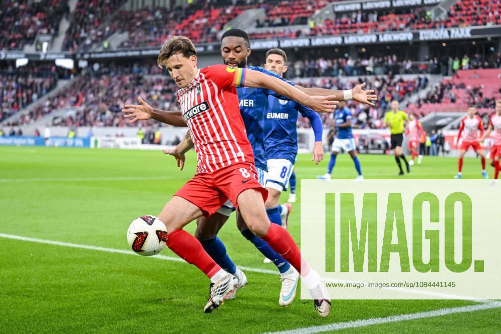 Maximilian Eggestein of SC Freiburg and Moussa Sylla of FC Schalke 04 battle for the ball during the Bundesliga match between SC Freiburg and FC Schalke 04 at Europa-Park Stadium on October 11, 2026, in Freiburg im Breisgau, Germany Photo by Harry Langer DeFodi Images Maximilian Eggestein of SC Freiburg and Moussa Sylla of FC Schalke 04 battle for the ball during the Bundesliga match between Sport Club Freiburg and FC Schalke 04 at Europa Park Stadion on October 11, 2026, in Freiburg im Breisgau, Germany. Photo by Harry Langer, DeFodi Images. DFB and DFL regulations prohibit any use of photographs as image sequences and or quasi-video. Photo by Harry Langer, DeFodi Images. DFB and DFL regulations prohibit any use of photographs as imSEQUENCES AND OR QUASI-VIDEO
