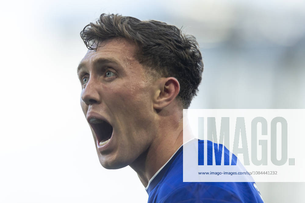 Dara O Shea of Ipswich Town celebrates scoring his team s second goal during the Premier League 2026 27 match between Ipswich Town and Fulham at Portman Road on October 10, 2026 in Ipswich, England.